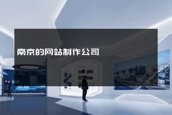 南京的网站制作公司