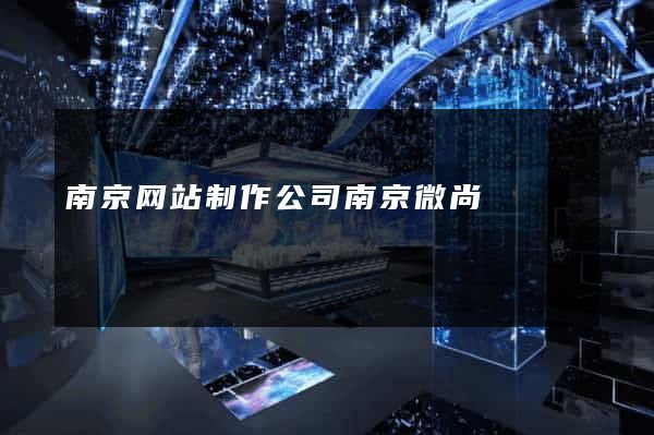 南京网站制作公司南京微尚
