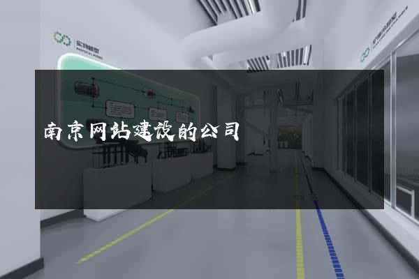 南京网站建设的公司