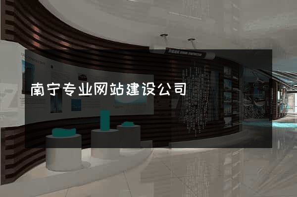 南宁专业网站建设公司