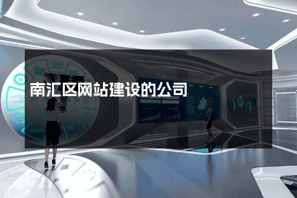 南汇区网站建设的公司