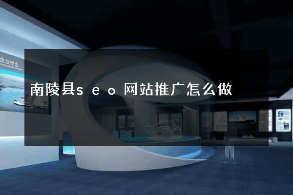 南陵县seo网站推广怎么做