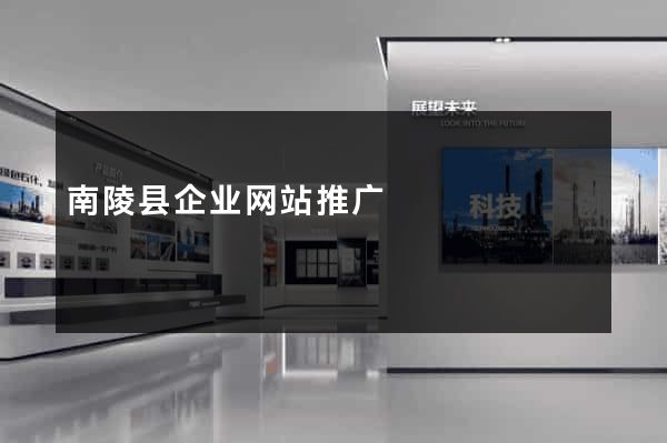 南陵县企业网站推广