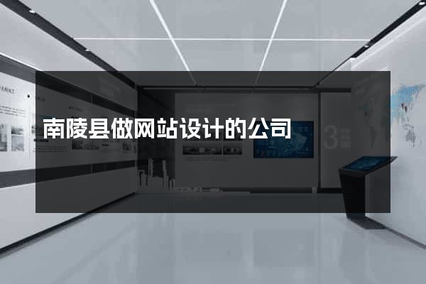 南陵县做网站设计的公司