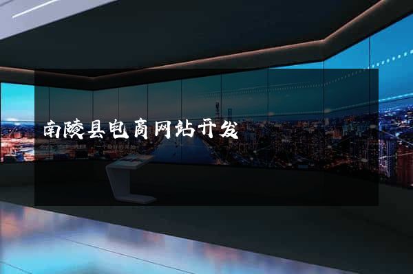 南陵县电商网站开发