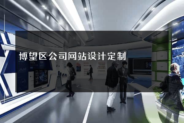 博望区公司网站设计定制