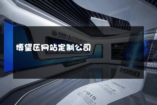 博望区网站定制公司