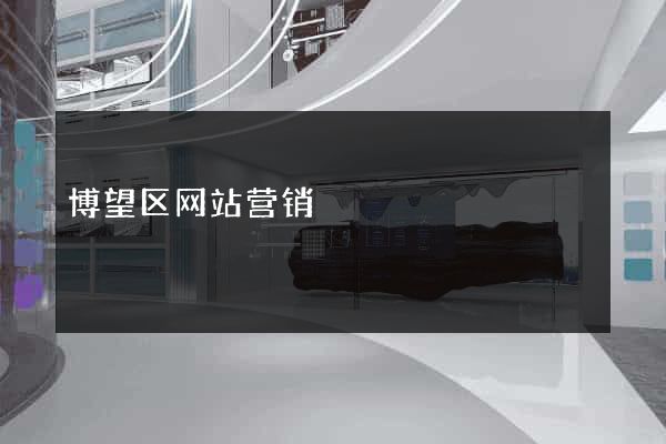 博望区网站营销