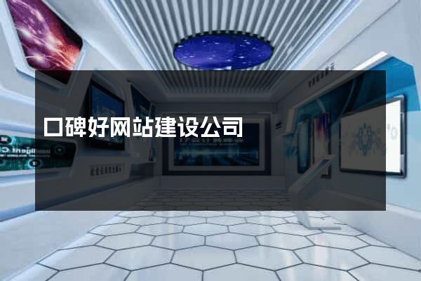 口碑好网站建设公司