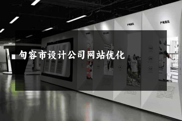 句容市设计公司网站优化