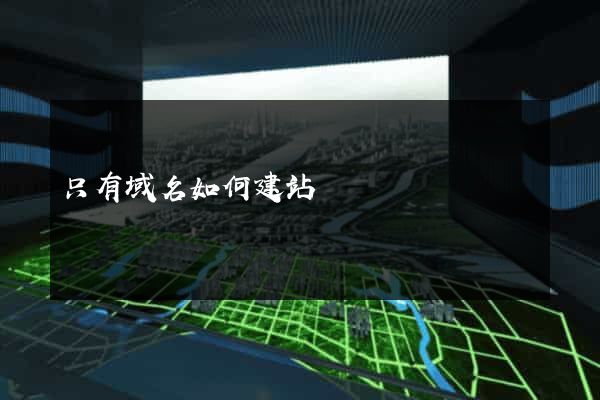 只有域名如何建站