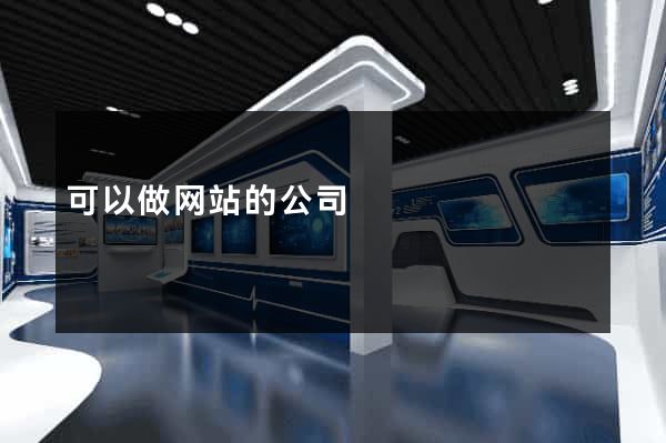 可以做网站的公司