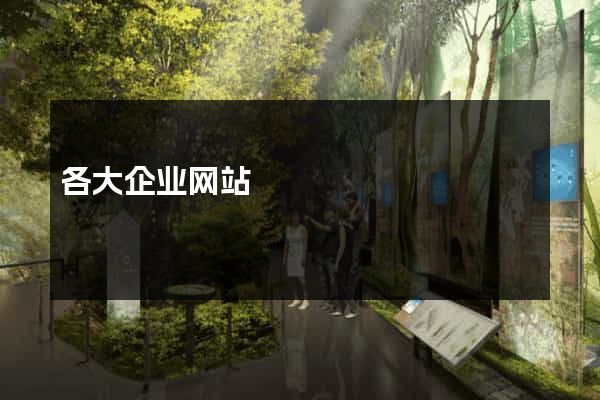 各大企业网站