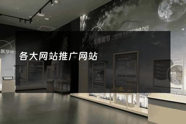 各大网站推广网站