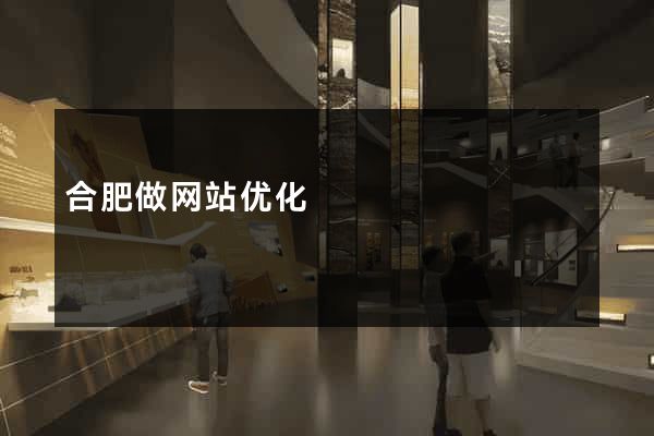 合肥做网站优化