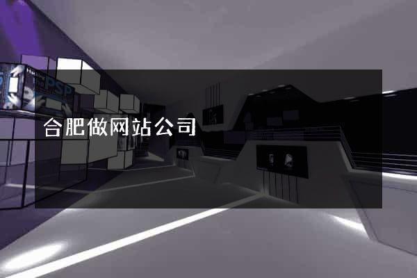 合肥做网站公司