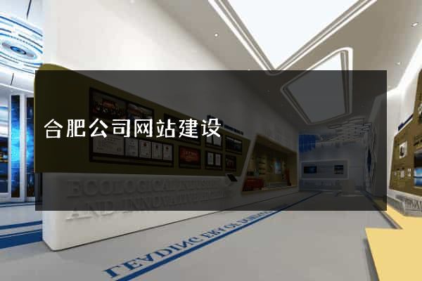 合肥公司网站建设