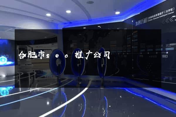 合肥市seo推广公司
