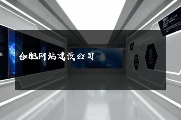 合肥网站建设公司