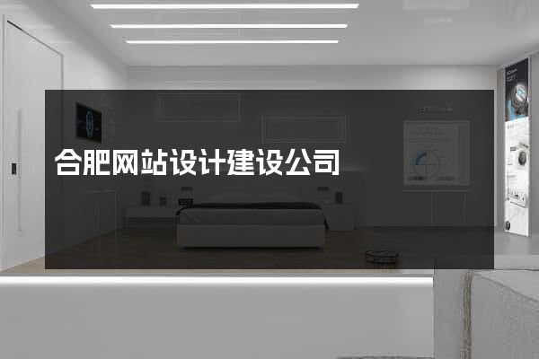 合肥网站设计建设公司