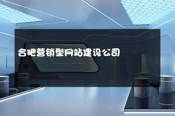 合肥营销型网站建设公司