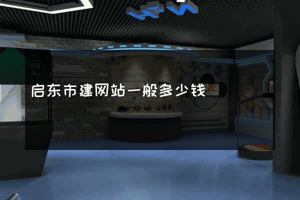 启东市建网站一般多少钱