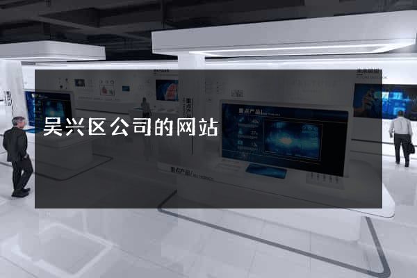 吴兴区公司的网站