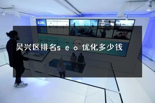 吴兴区排名seo优化多少钱