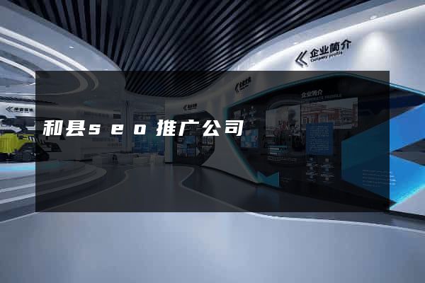 和县seo推广公司