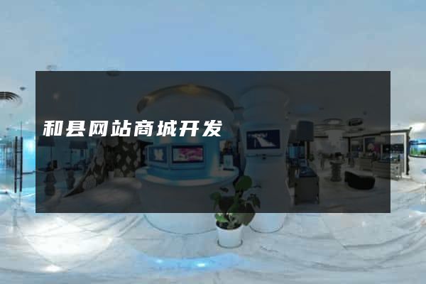 和县网站商城开发