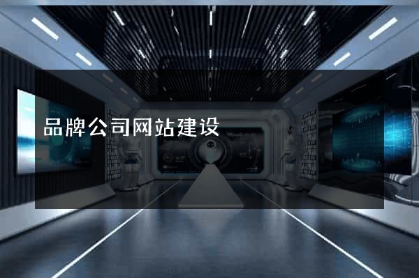 品牌公司网站建设