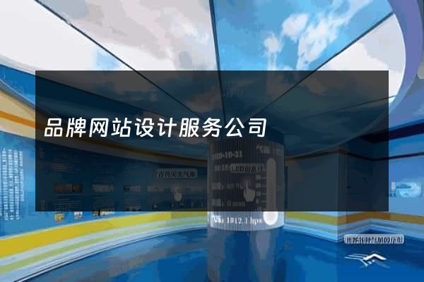 品牌网站设计服务公司