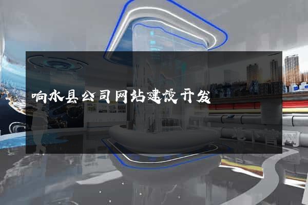 响水县公司网站建设开发
