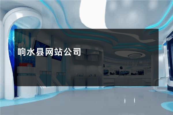 响水县网站公司