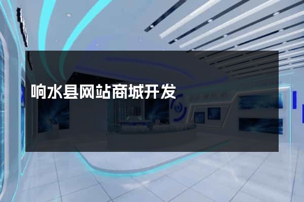 响水县网站商城开发
