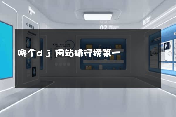 哪个dj网站排行榜第一