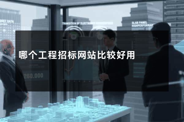 哪个工程招标网站比较好用