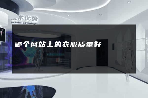 哪个网站上的衣服质量好