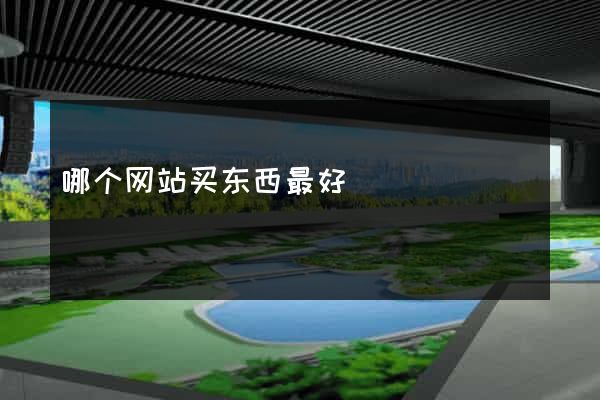 哪个网站买东西最好