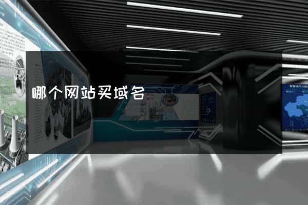 哪个网站买域名