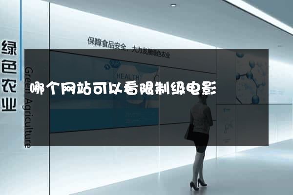 哪个网站可以看限制级电影