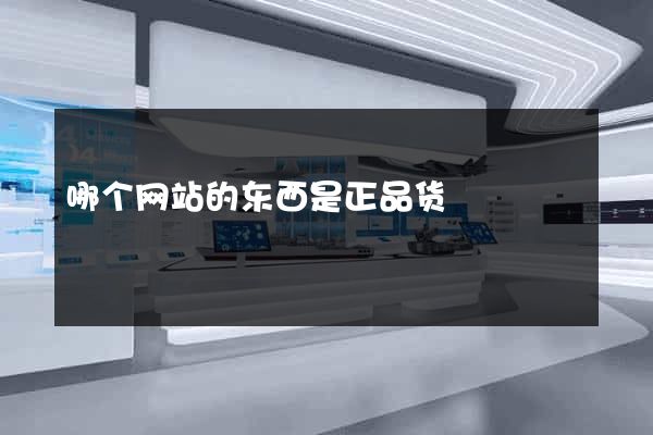 哪个网站的东西是正品货