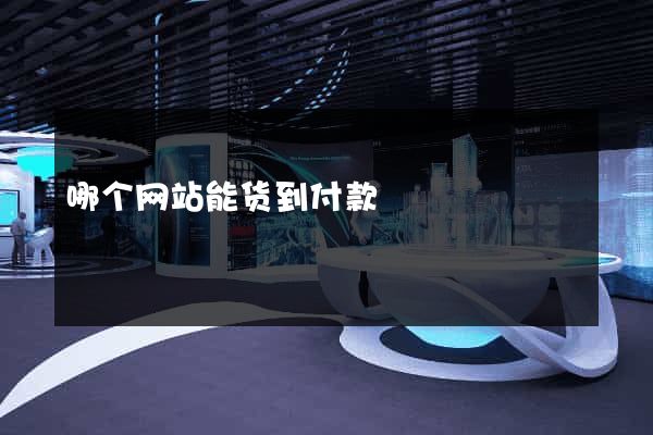 哪个网站能货到付款