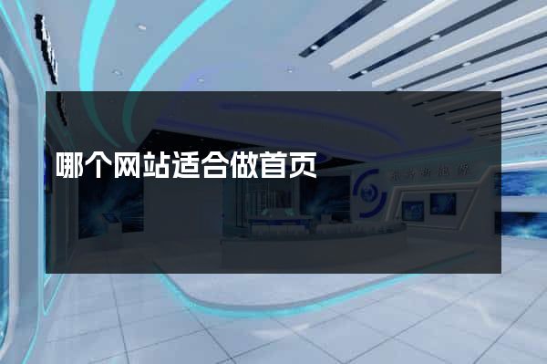 哪个网站适合做首页