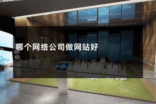哪个网络公司做网站好