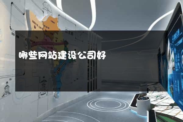 哪些网站建设公司好