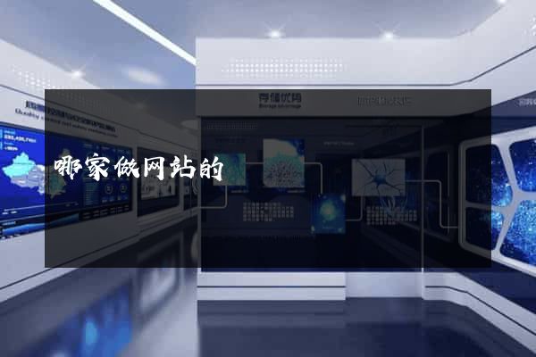 哪家做网站的