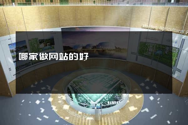 哪家做网站的好