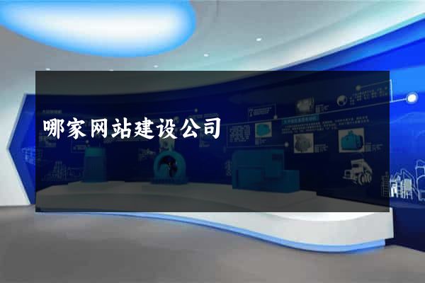 哪家网站建设公司