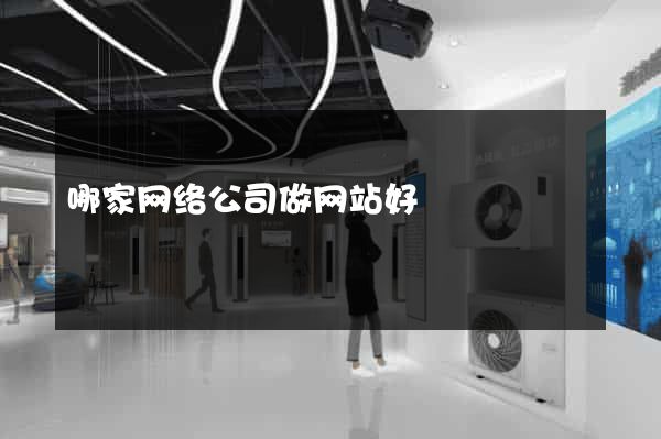 哪家网络公司做网站好